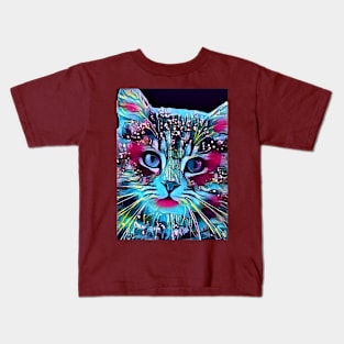 Blue Cat Treasure Kids T-Shirt